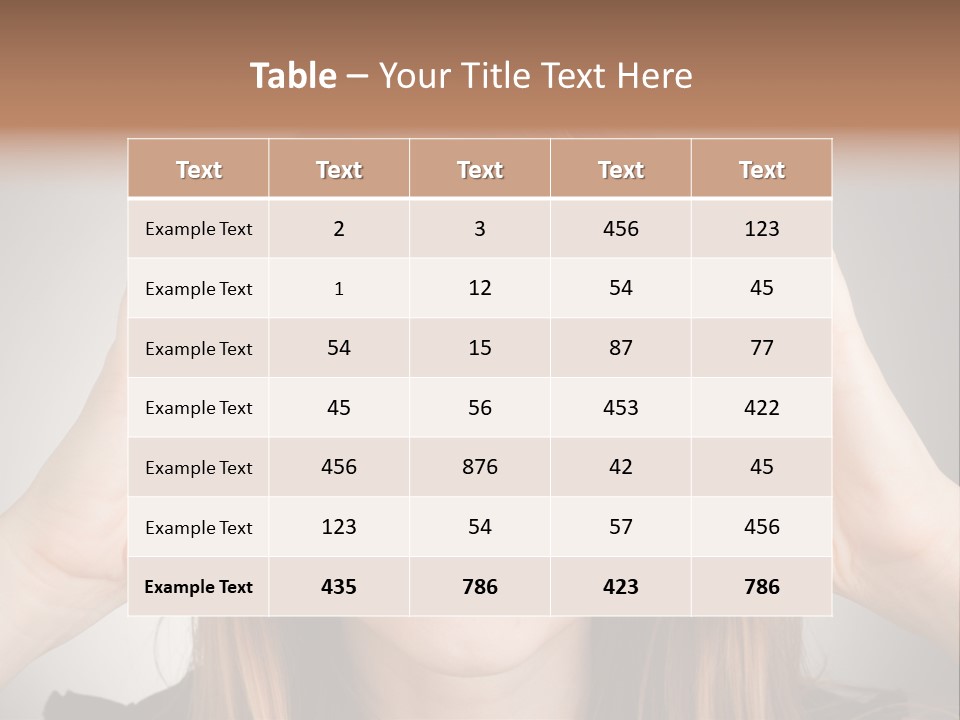 Person Fashion Vitamin PowerPoint Template