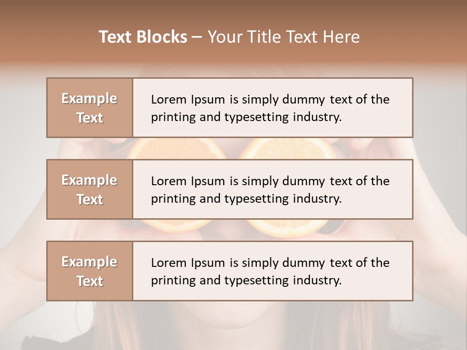 Person Fashion Vitamin PowerPoint Template