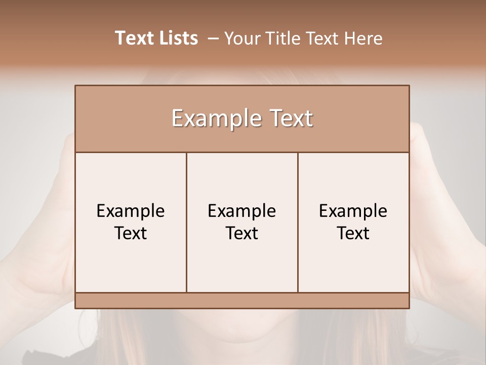 Person Fashion Vitamin PowerPoint Template