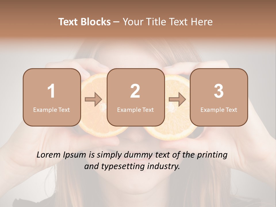 Person Fashion Vitamin PowerPoint Template