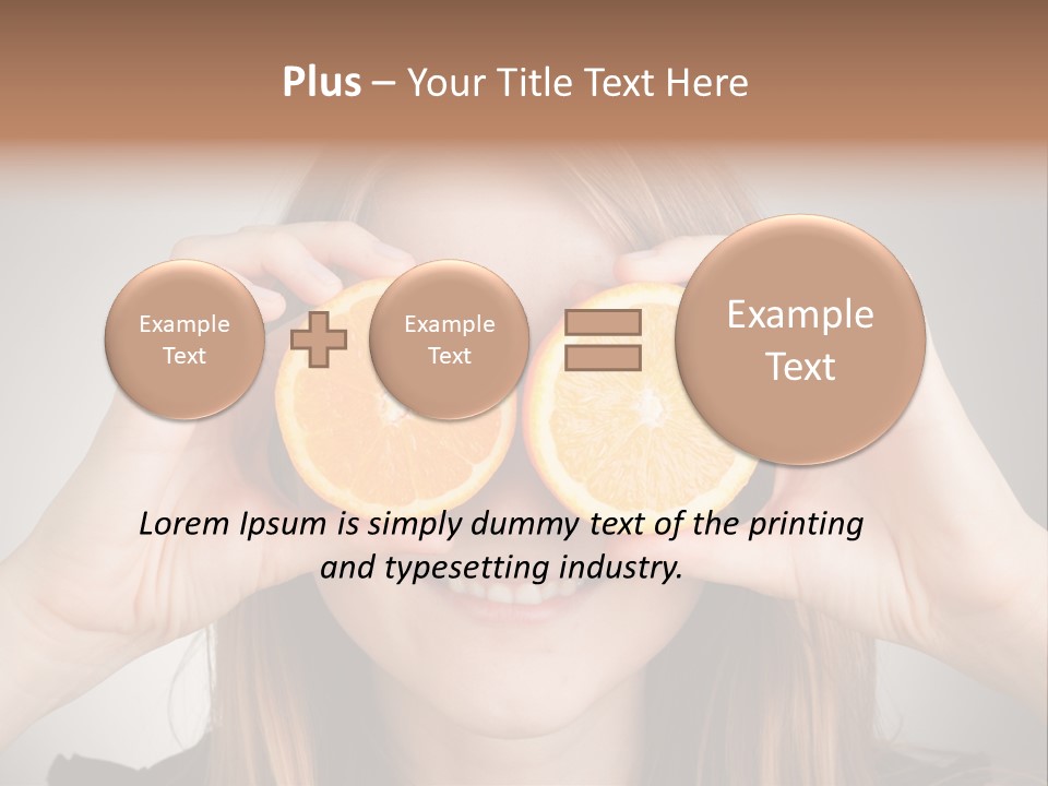 Person Fashion Vitamin PowerPoint Template