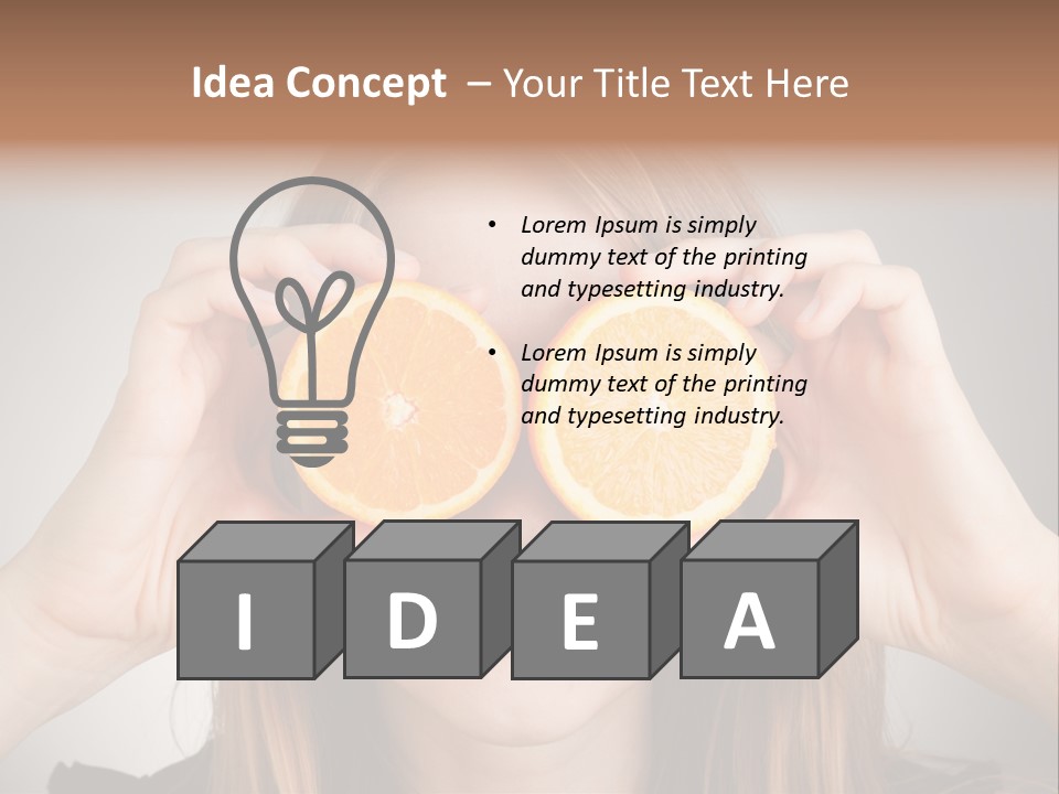 Person Fashion Vitamin PowerPoint Template