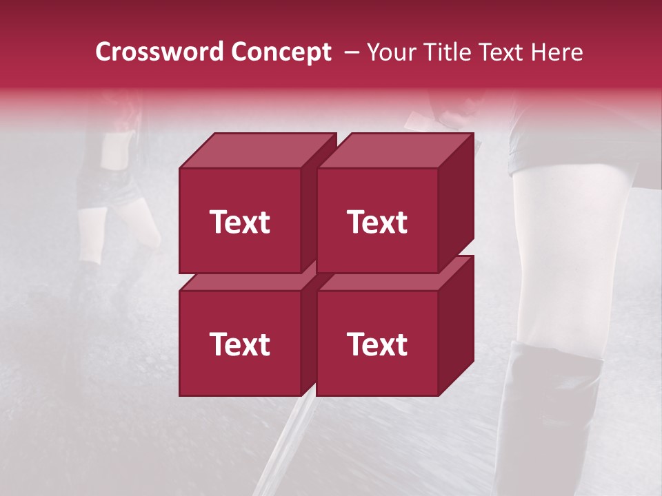 Skirt Danger Two PowerPoint Template