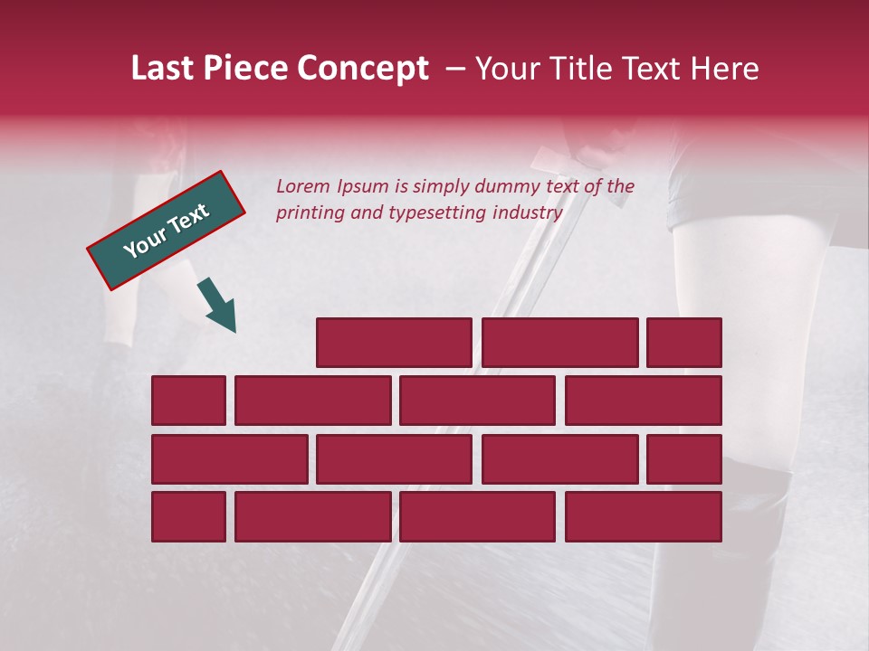 Skirt Danger Two PowerPoint Template