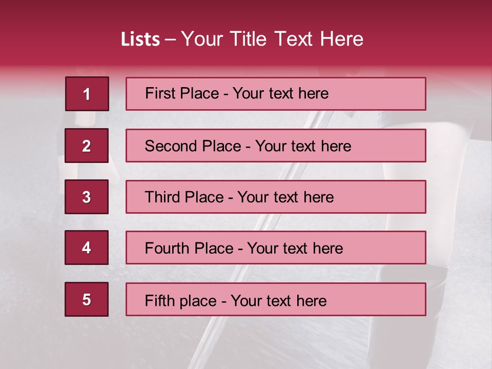 Skirt Danger Two PowerPoint Template