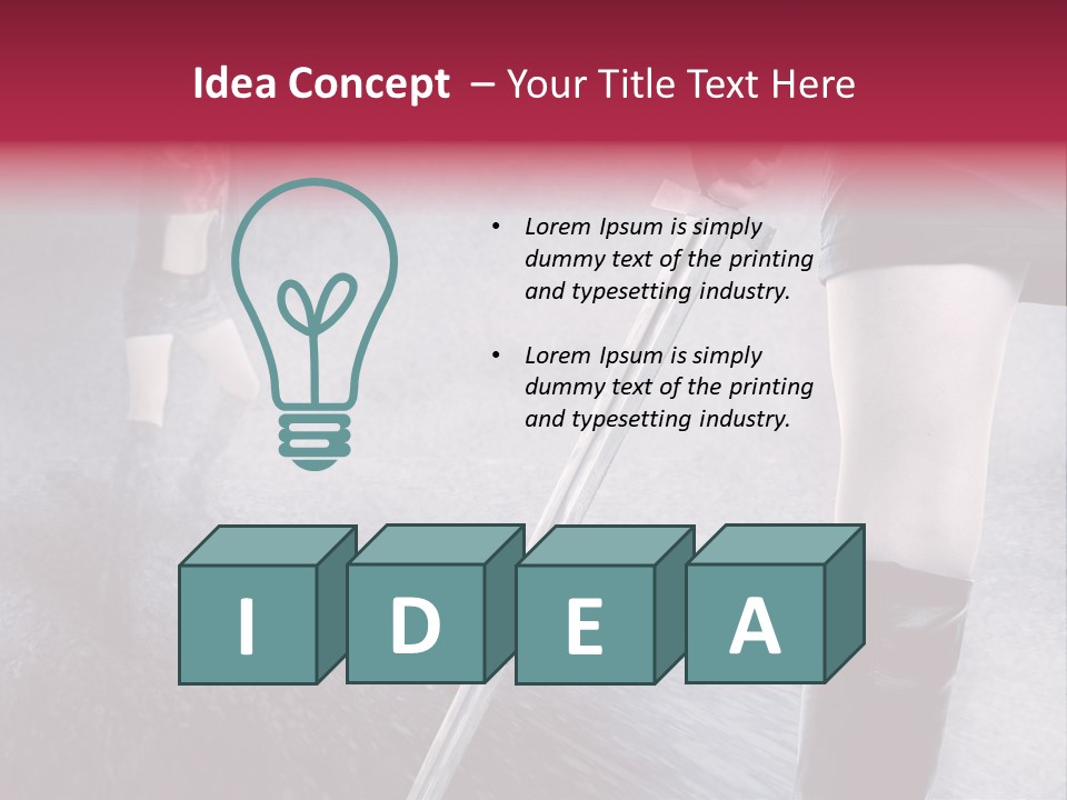 Skirt Danger Two PowerPoint Template