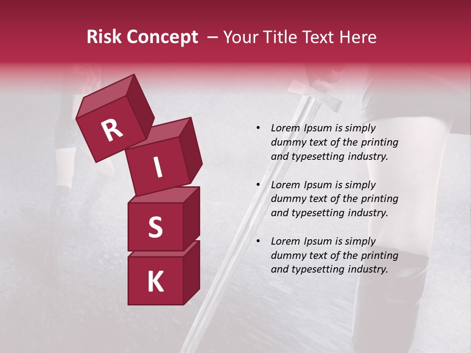 Skirt Danger Two PowerPoint Template