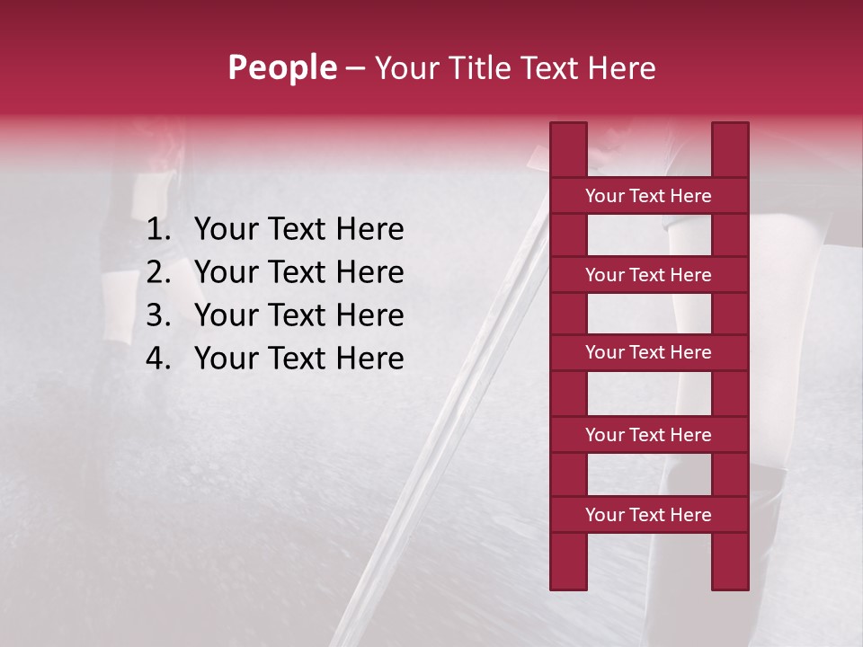 Skirt Danger Two PowerPoint Template