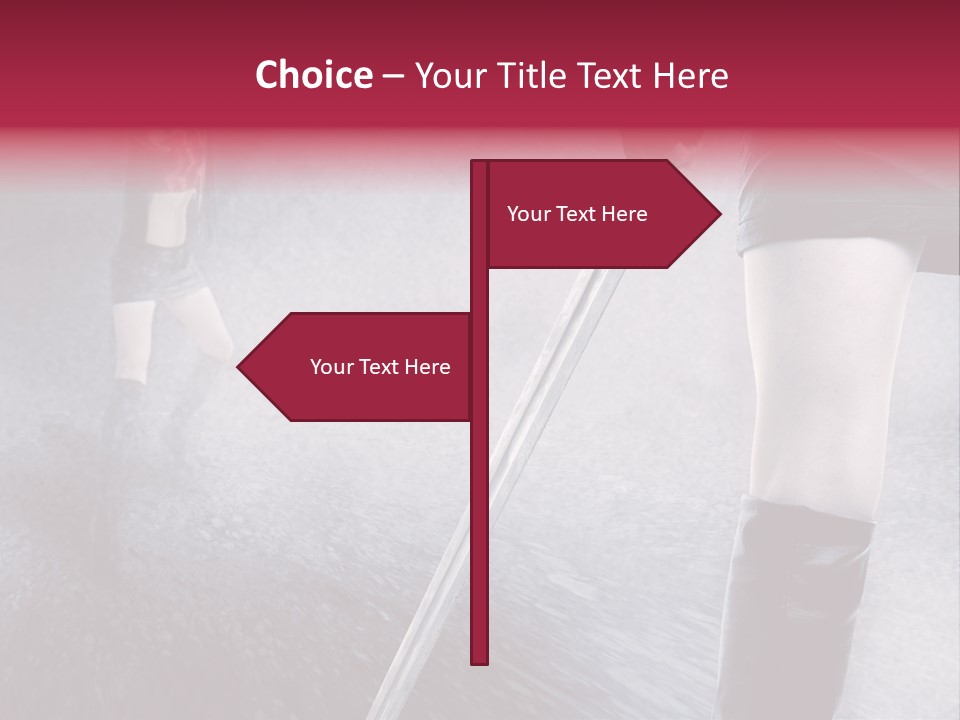 Skirt Danger Two PowerPoint Template