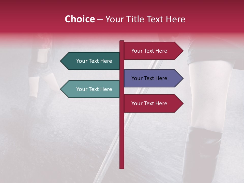 Skirt Danger Two PowerPoint Template