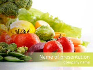 Seasoning Ingredients Fresh PowerPoint Template