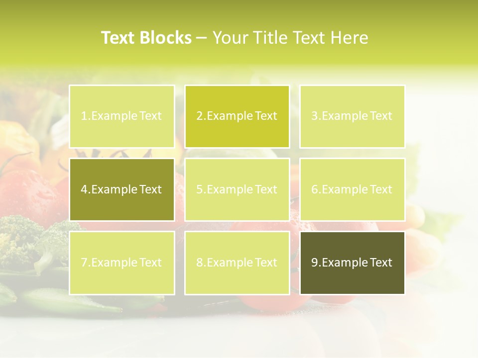 Seasoning Ingredients Fresh PowerPoint Template
