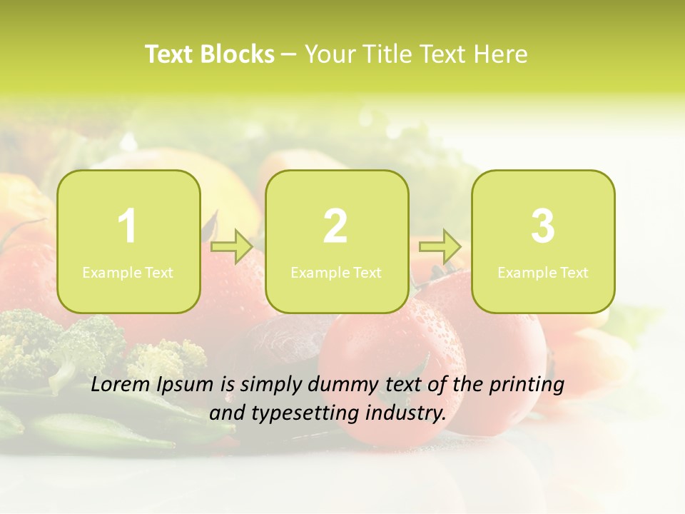 Seasoning Ingredients Fresh PowerPoint Template