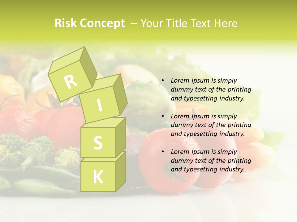 Seasoning Ingredients Fresh PowerPoint Template