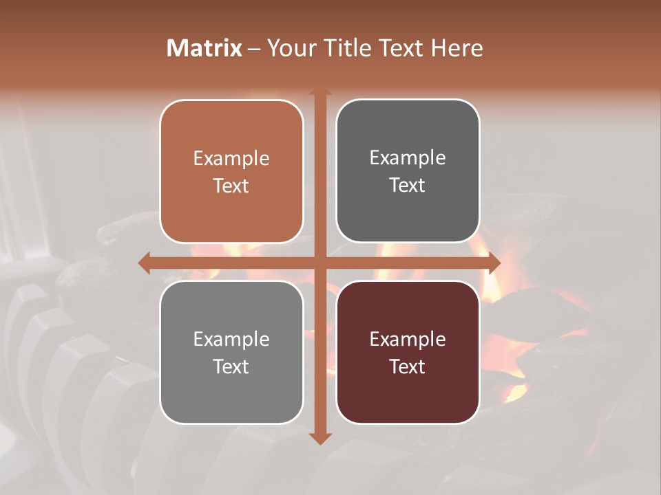 Warm Winter Closeup PowerPoint Template