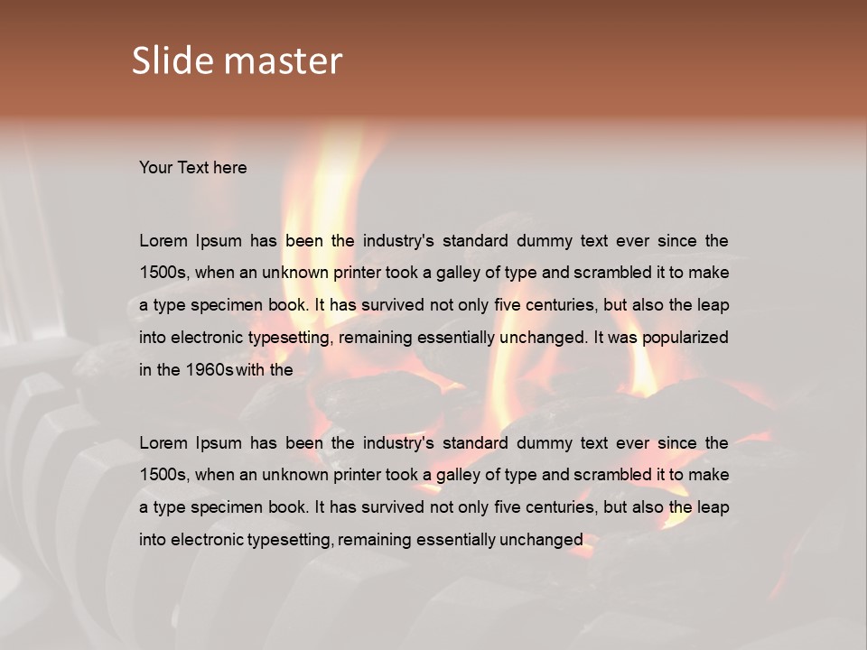 Warm Winter Closeup PowerPoint Template