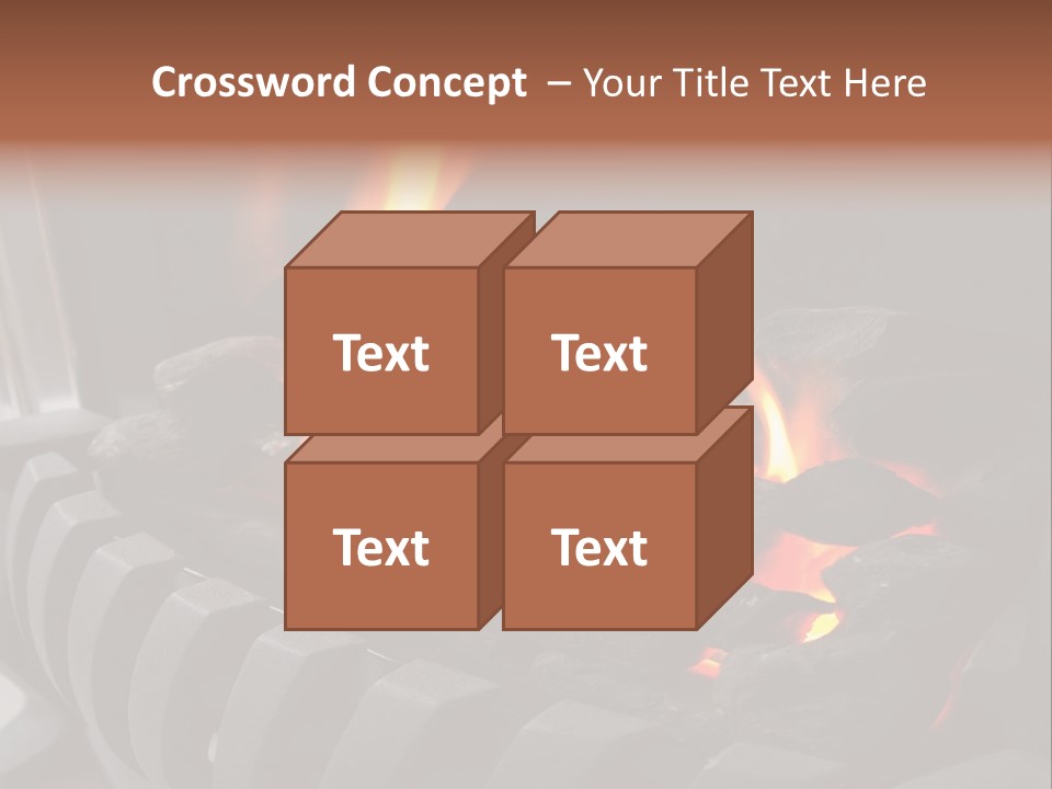 Warm Winter Closeup PowerPoint Template