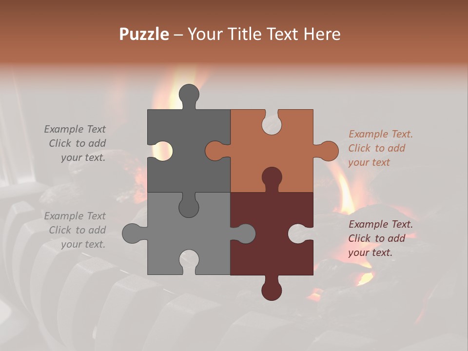 Warm Winter Closeup PowerPoint Template