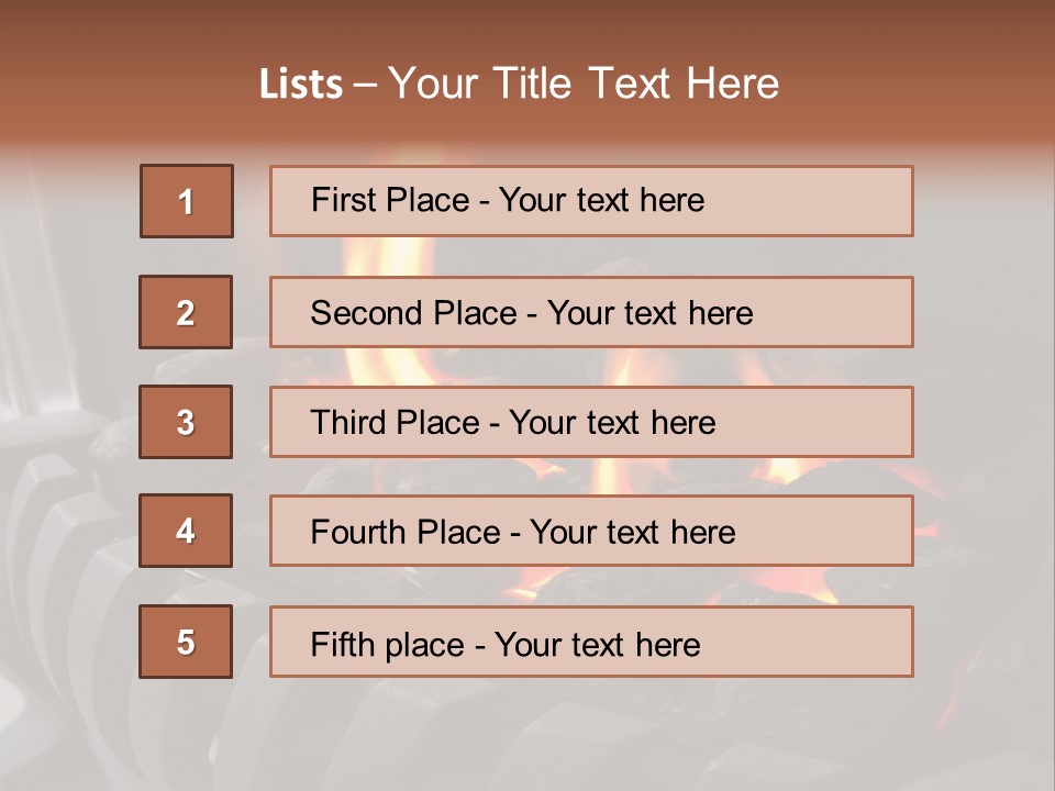Warm Winter Closeup PowerPoint Template