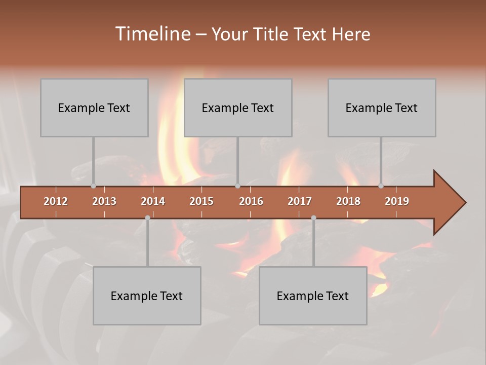 Warm Winter Closeup PowerPoint Template