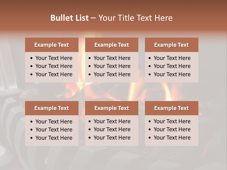 Warm Winter Closeup PowerPoint Template