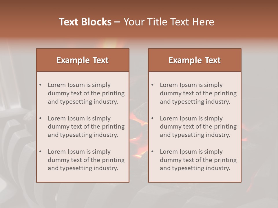 Warm Winter Closeup PowerPoint Template