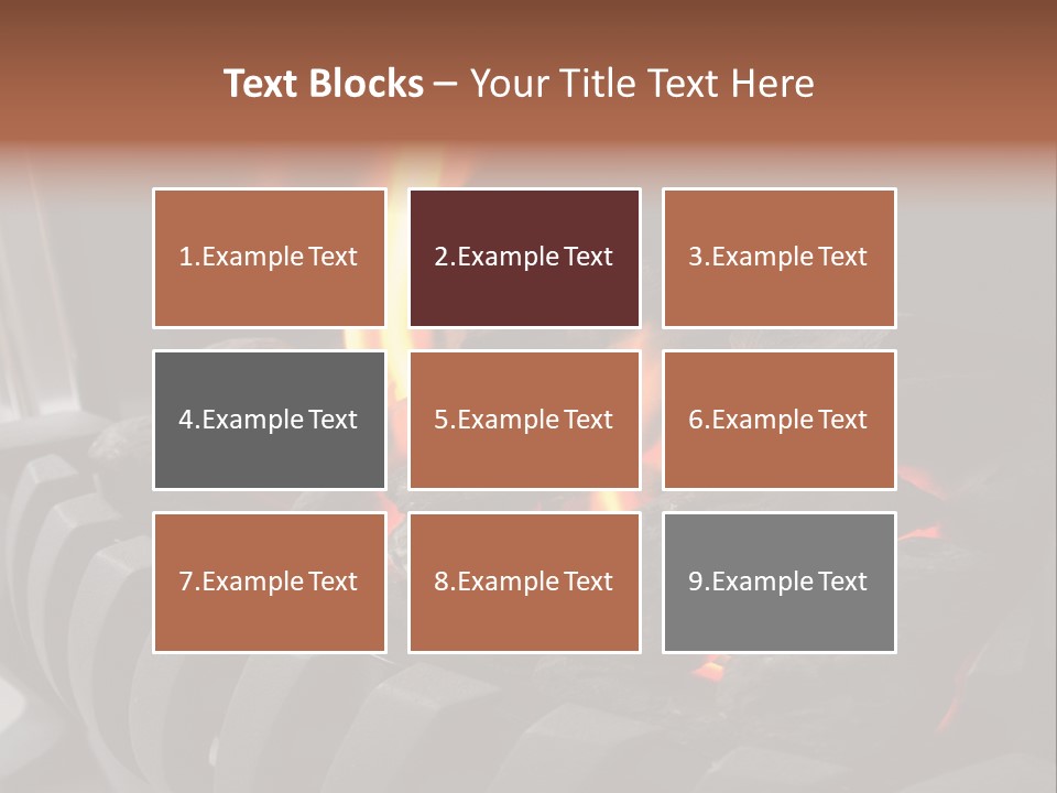 Warm Winter Closeup PowerPoint Template