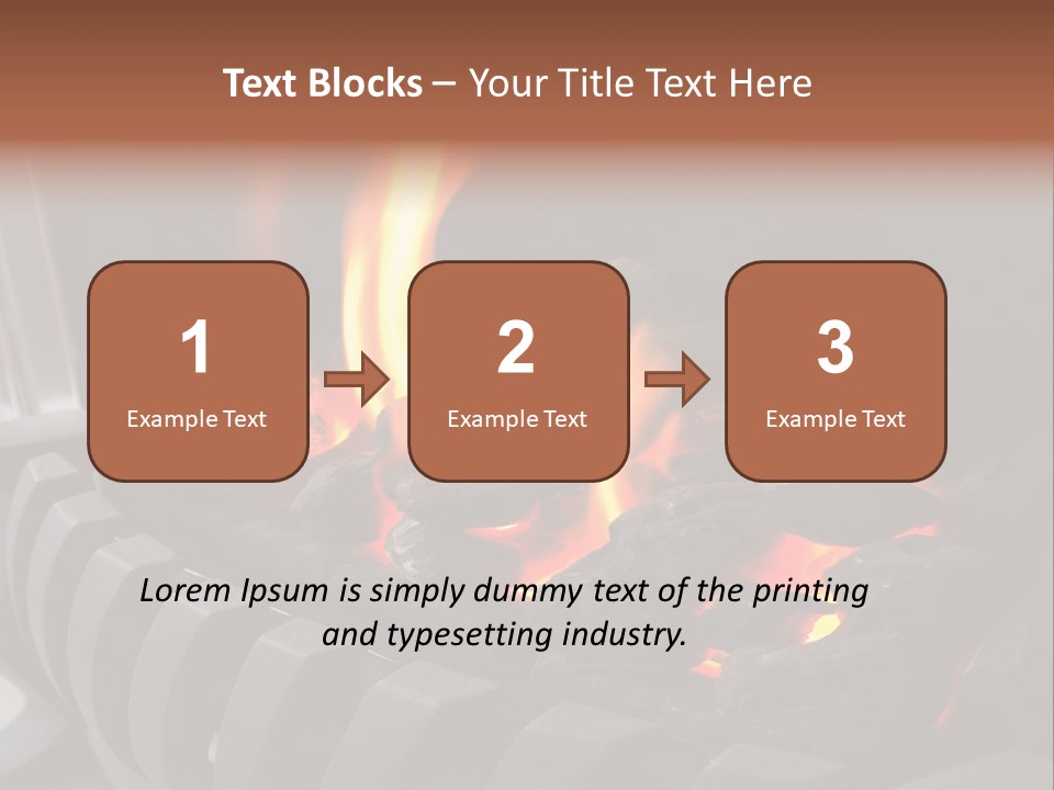 Warm Winter Closeup PowerPoint Template