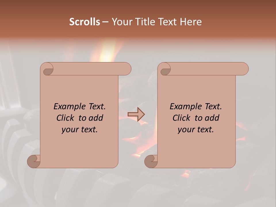 Warm Winter Closeup PowerPoint Template