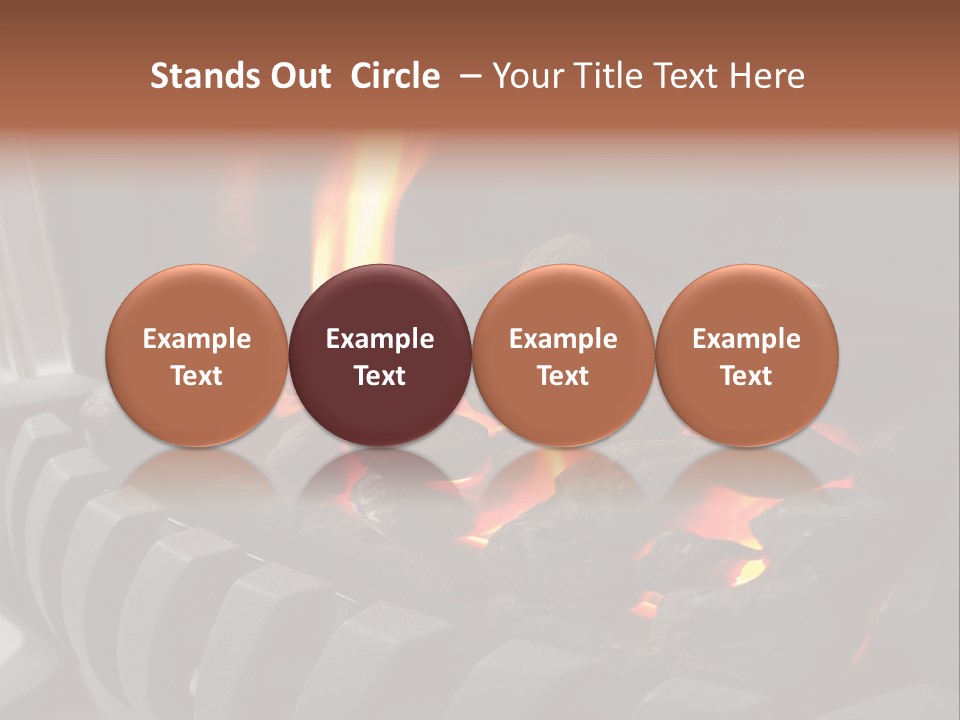 Warm Winter Closeup PowerPoint Template