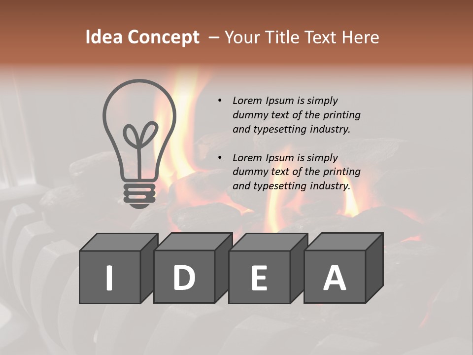 Warm Winter Closeup PowerPoint Template