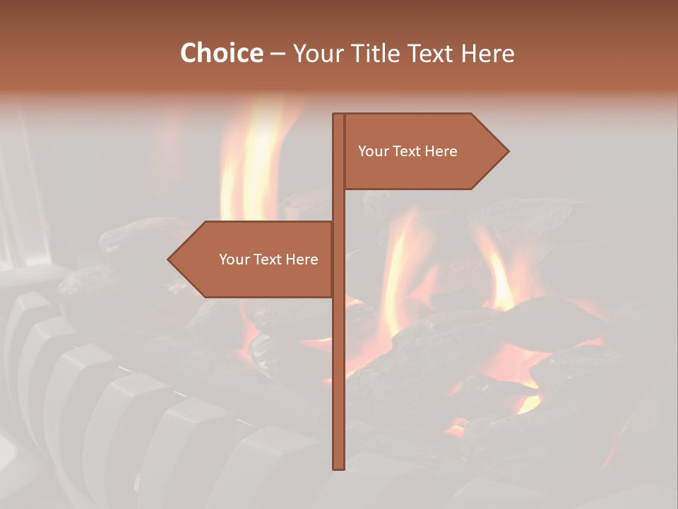 Warm Winter Closeup PowerPoint Template