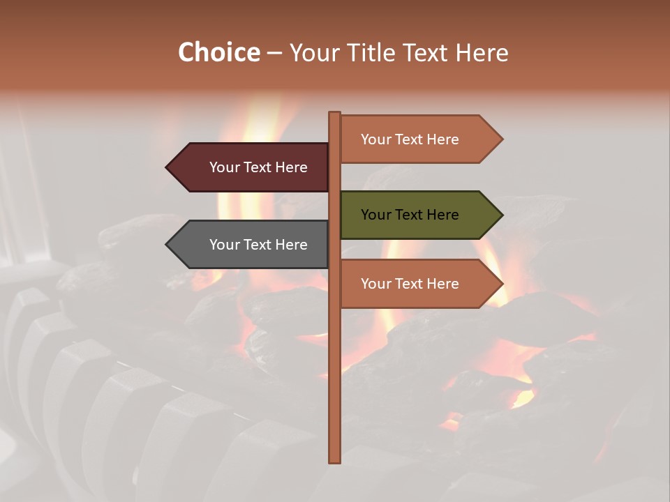 Warm Winter Closeup PowerPoint Template