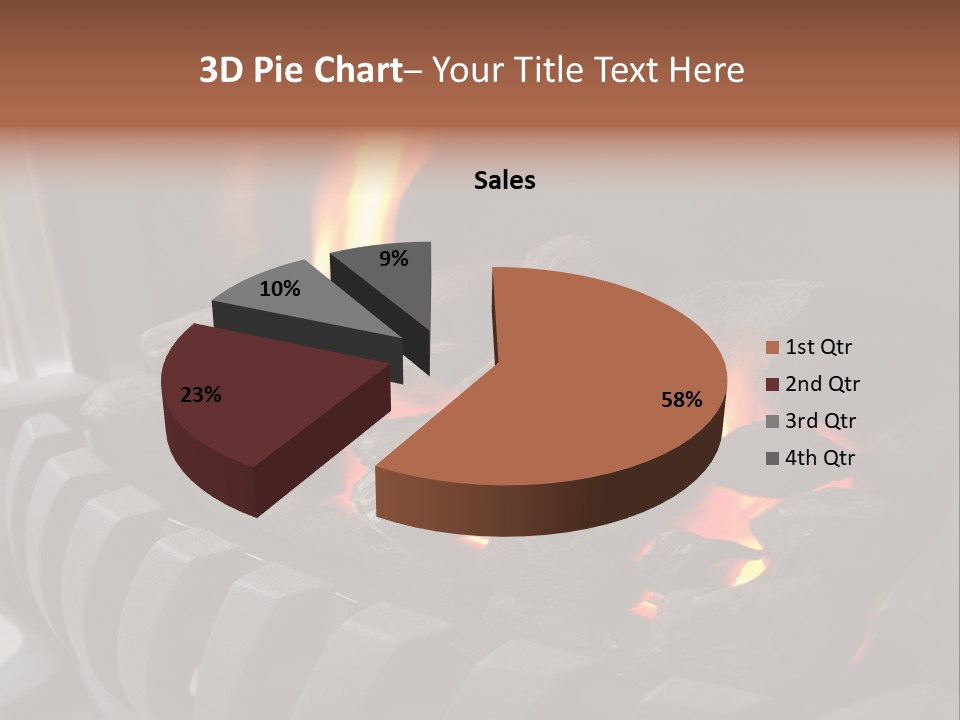 Warm Winter Closeup PowerPoint Template