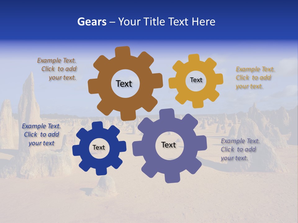 Sky Western Dry PowerPoint Template