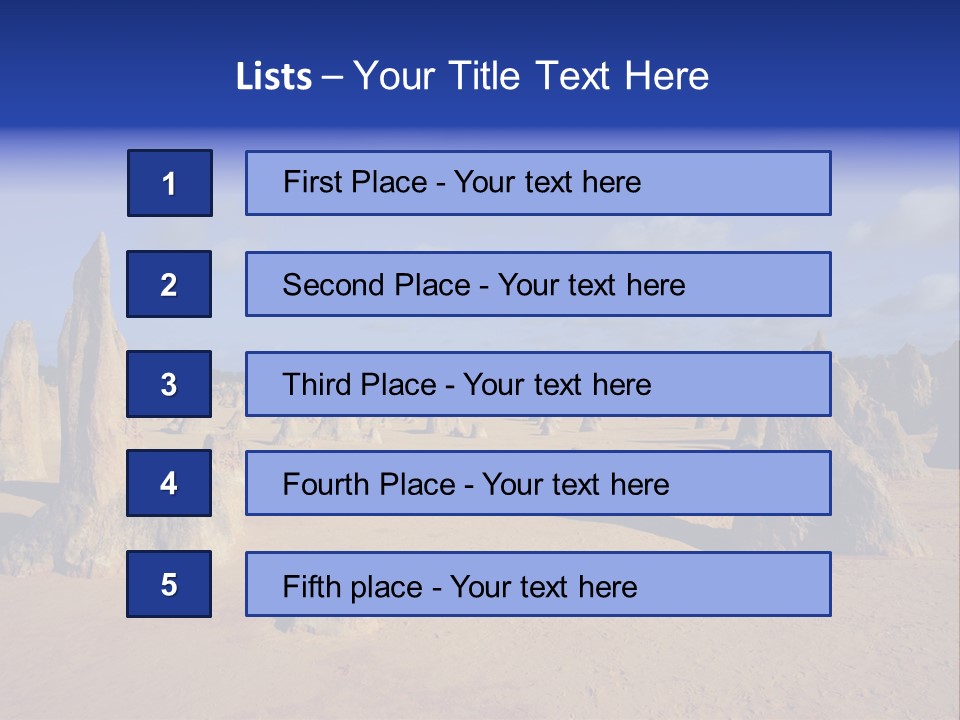 Sky Western Dry PowerPoint Template