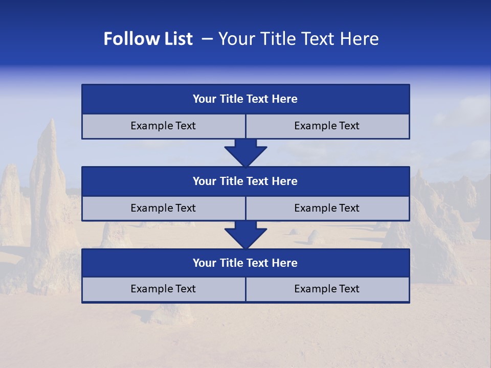 Sky Western Dry PowerPoint Template