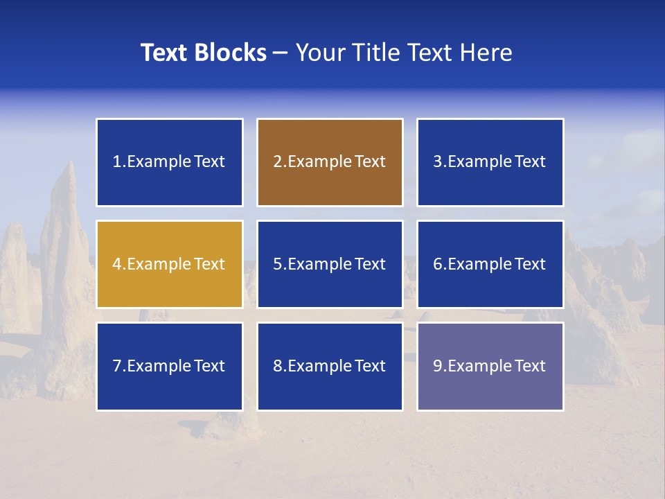 Sky Western Dry PowerPoint Template