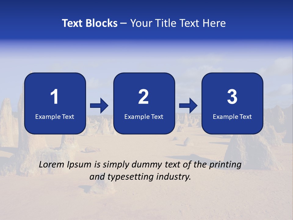 Sky Western Dry PowerPoint Template