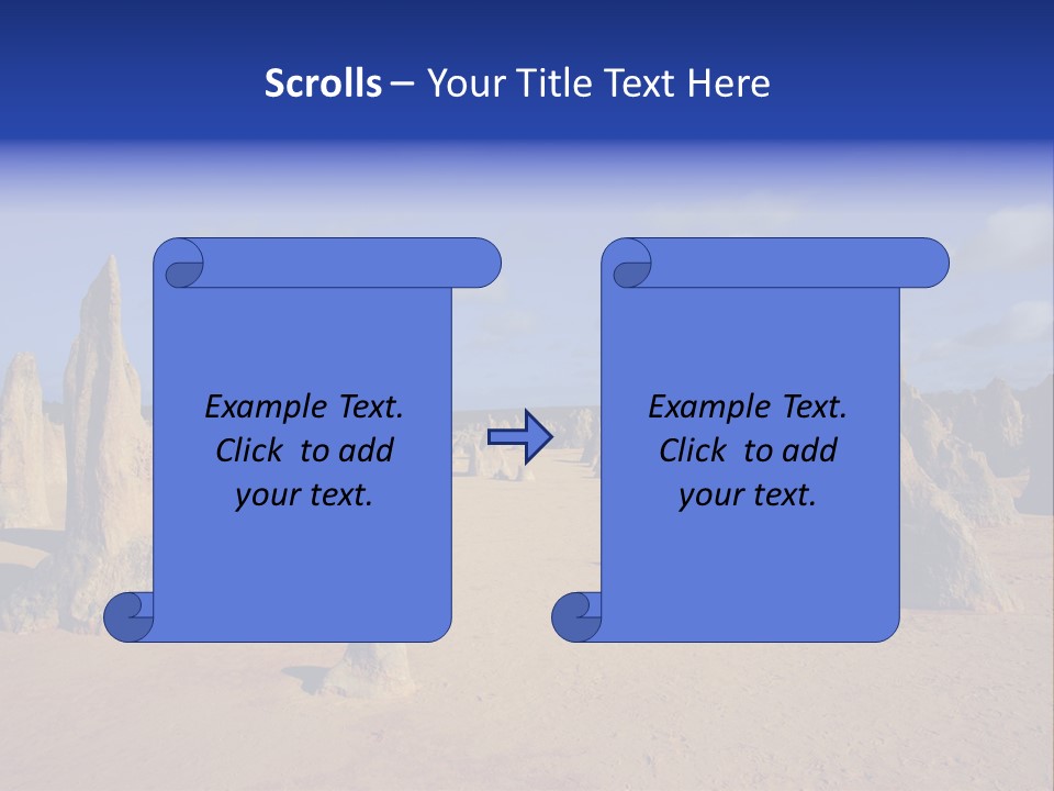 Sky Western Dry PowerPoint Template