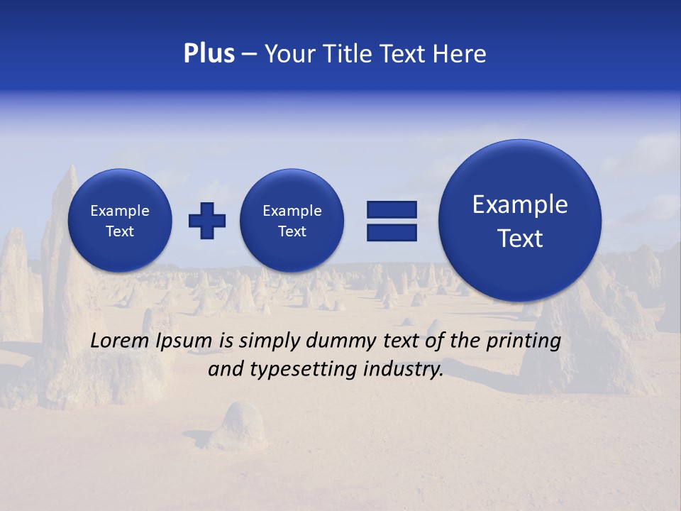 Sky Western Dry PowerPoint Template
