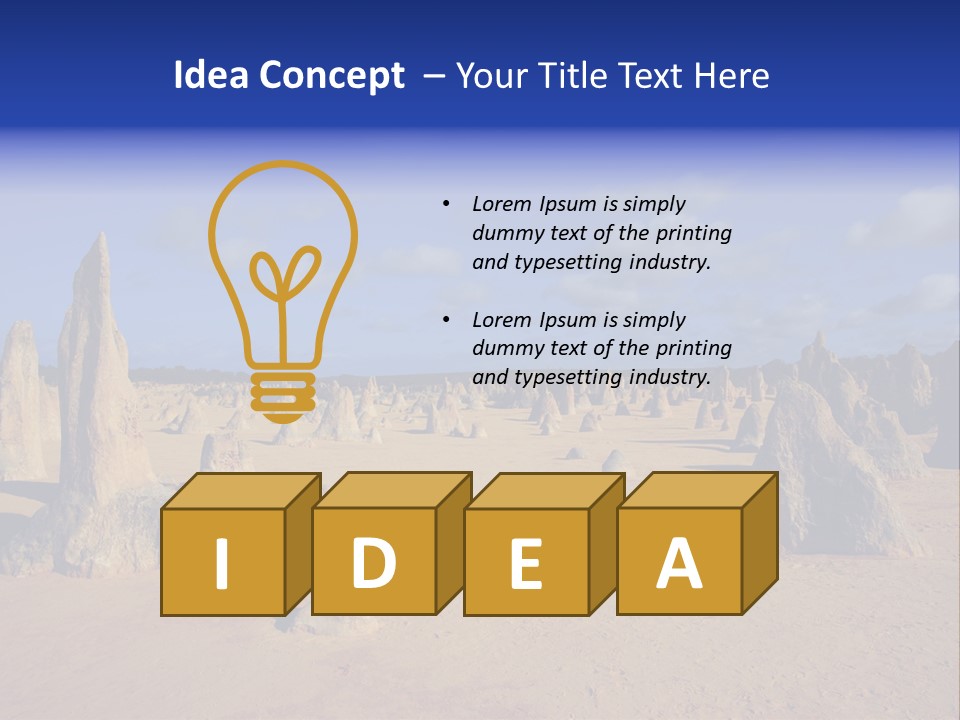 Sky Western Dry PowerPoint Template