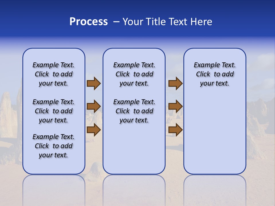 Sky Western Dry PowerPoint Template