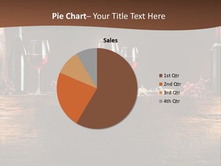 Cold Bunch Wine PowerPoint Template