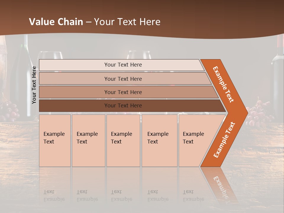 Cold Bunch Wine PowerPoint Template