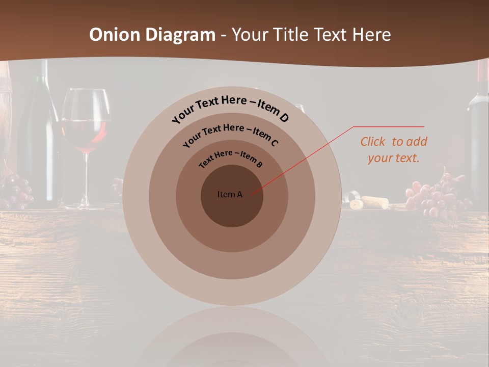 Cold Bunch Wine PowerPoint Template