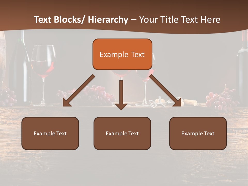 Cold Bunch Wine PowerPoint Template