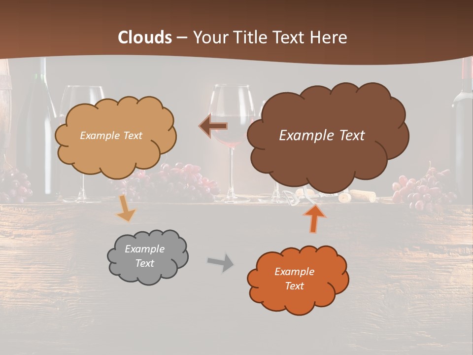Cold Bunch Wine PowerPoint Template