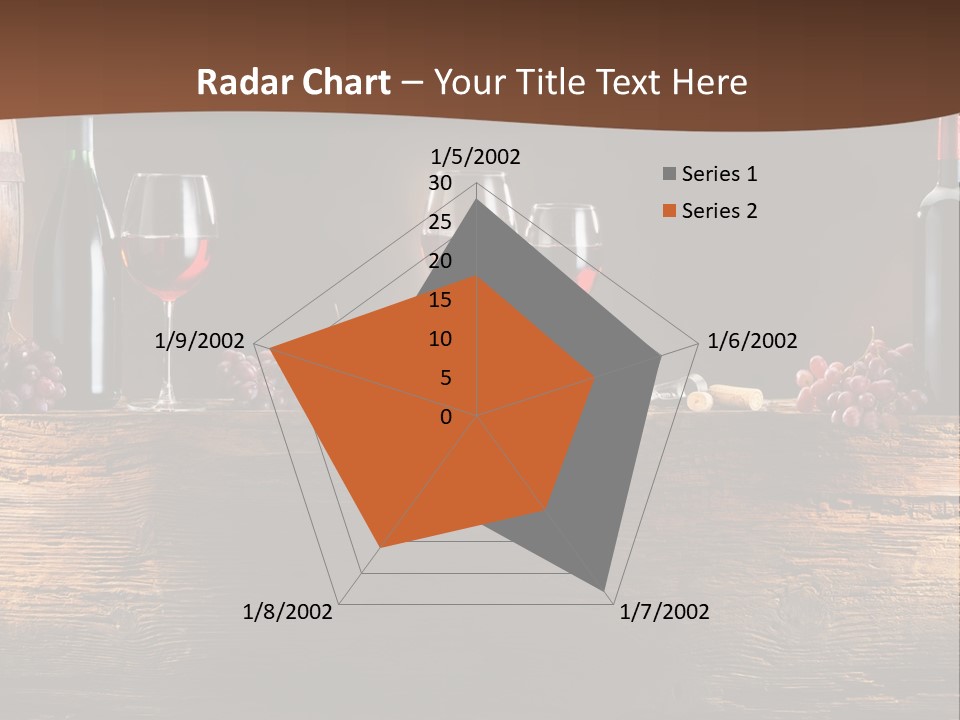 Cold Bunch Wine PowerPoint Template