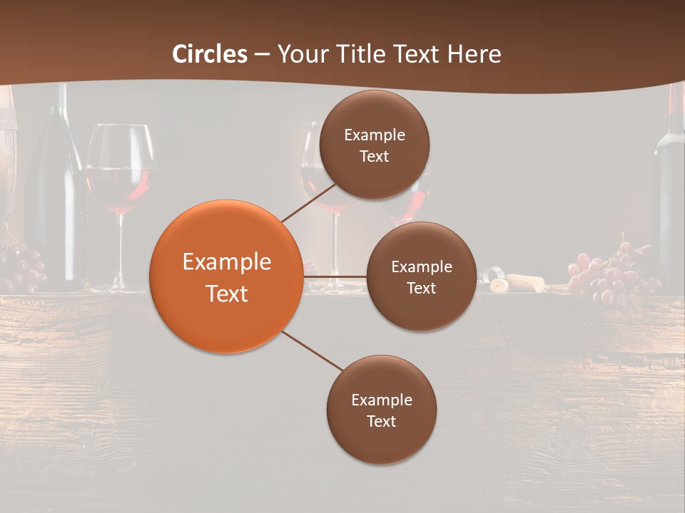 Cold Bunch Wine PowerPoint Template